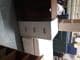 186505 / GREY METAL FILING CABINET WITH 3 DRAWERS - H101 X W46 X D62CM